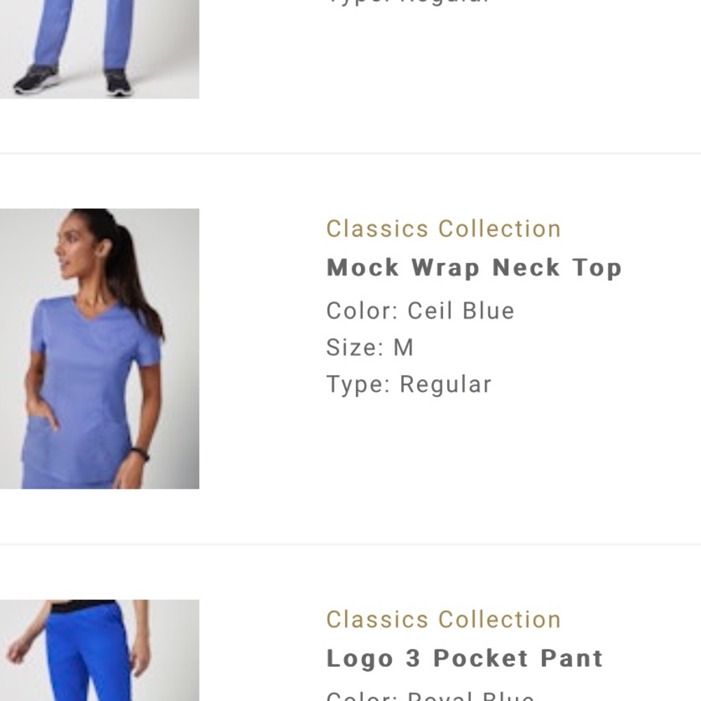 Jaanuu mock wrap neck top ciel blue